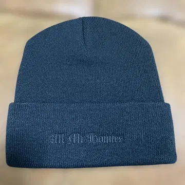 all my homies 자수 니트 모자 미사용 새상품 블랙