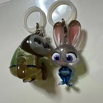 ( 2개 세트 ) 주토피아 메지루시 액세서리