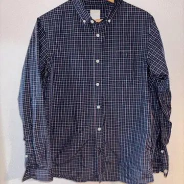 THE NORTH FACE 체크 무늬 긴팔 셔츠 L 사이즈