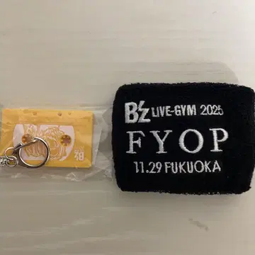 B'z LIVE-GYM 2025 FYOP 리스트 밴드와 키링