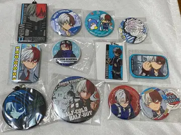 히로아카 토도로키 쇼토 캔뱃지 세트 메탈릭 아크릴 키링