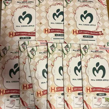 미세스 제일복권 H상 레터 세트 3점 입체 메모 6점 세트