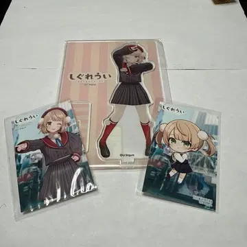 시구레 우이 아크릴 스탠드 3D 시부야 TSUTAYA 브로마이드 2종