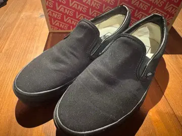 VANS 블랙 슬립온 스니커즈 28.0cm