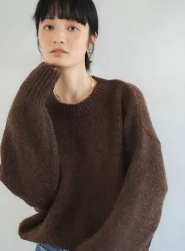 Ungrid 컬러 모헤어 혼방 루즈 니트