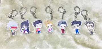 역전재판 후와포니 시리즈 트레이딩 아크릴 키링 Vol.1