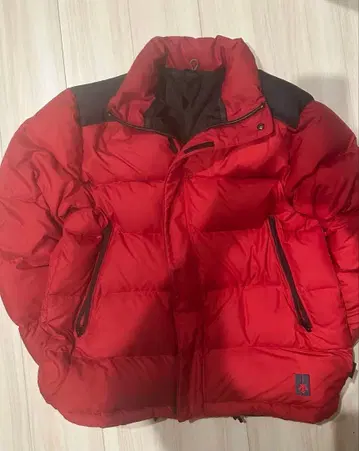 DESCENTE 빨간색 다운