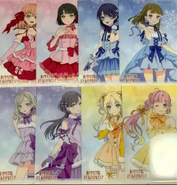 하스노소라 여학원 스쿨 아이돌 클럽 A4 클리어 파일 전 8종 컴프