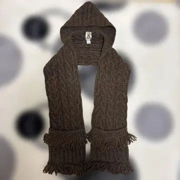 후드 부착 울 머플러 포켓 부착 SAMO MANA