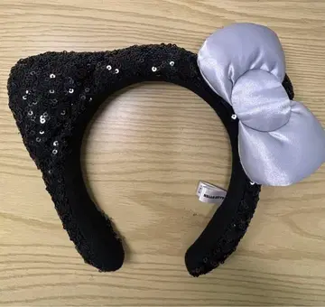 키티 블랙 귀 머리띠 USJ