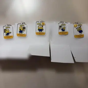 카페 드 크리에 미니언 아크릴 참 5종 컴플리트