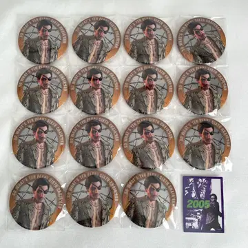 마지마 고로 캔뱃지 세가 럭키 쿠지 스티커