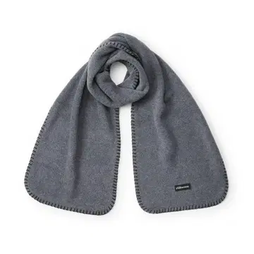 plllllleeeasse fleece scarf - grey