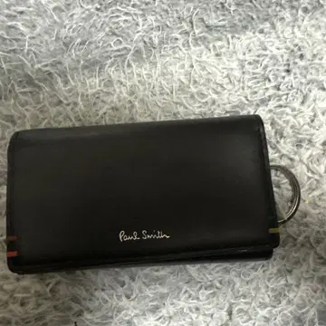 폴 스미스 블랙 가죽 키케이스