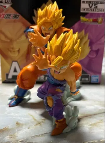 드래곤볼 손오공 손오반 피규어 부자 에네르기파 A상