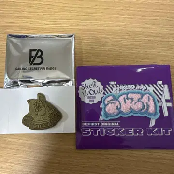 BE:FIRST SOTA 스티커 키트 & 핀 배지 세트