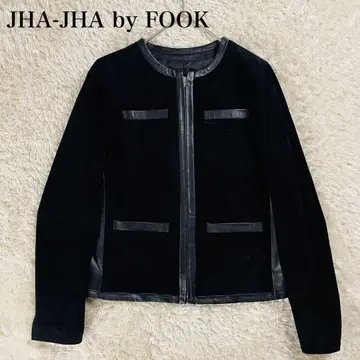 JHA-JHA by FOOK 스웨이드 가죽 자켓