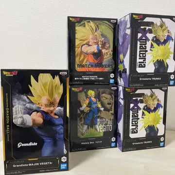 즉시 구매 미개봉 새상품 드래곤볼 Z 전사 피규어 세트 5개