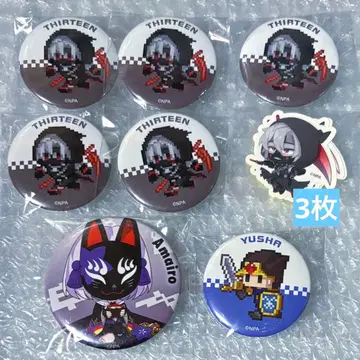 컴퍼스 페스티벌 픽셀즈 캔뱃지 스티커 점프 13 서틴