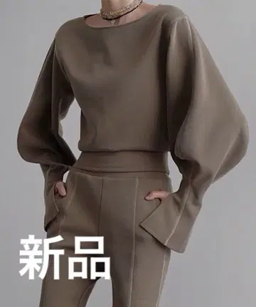 새상품! 츄크라 chentaitai 볼륨 커브 슬리브 풀오버