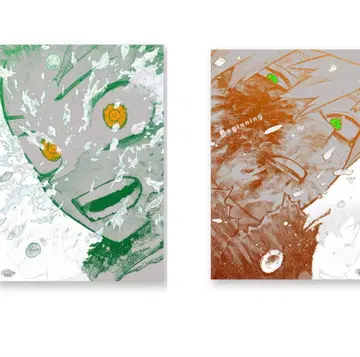 히로아카 원화전 A2 아트 포스터 2장 세트 The Beginning