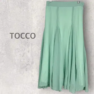 [ 토코 클로젯 ] 롱 플레어 스커트 M 택 포함 새상품 쉬폰 A라인