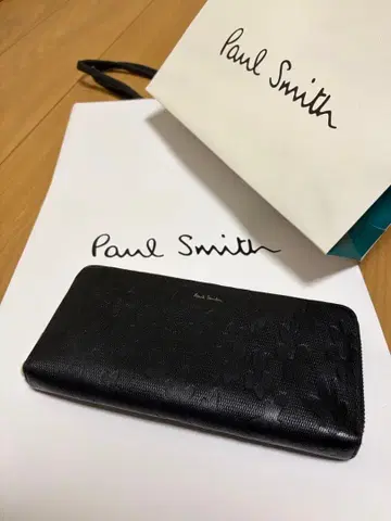 [ 초레어 완판템 ] 폴스미스 장지갑 믹스드 두들 블랙 파랑 토끼