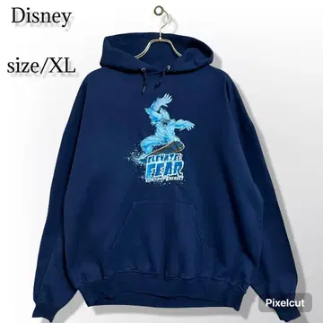 디즈니 후드 맨투맨 XL 사이즈 네이비 예티 스노우보드