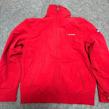 TOMMY HILFIGER 레드 나일론 자켓 M