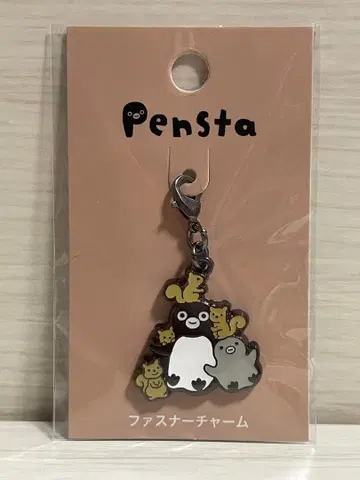 Suica 펭귄 지퍼 참 액세서리 다람쥐와 사이좋게