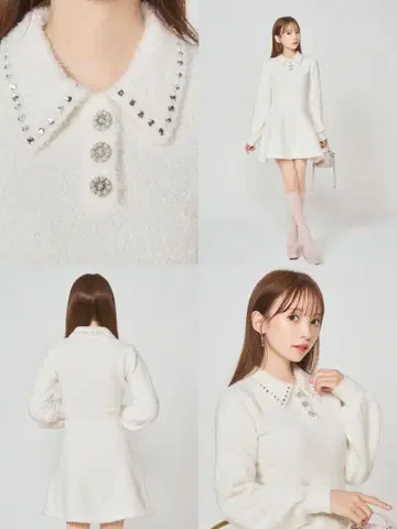 미셸 마카롱 플레어 원피스