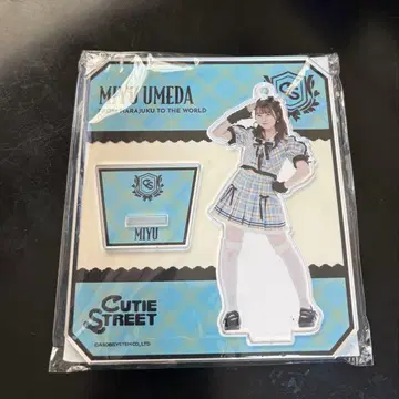 우메다 미유 아크릴 스탠드 체크 의상