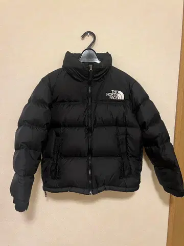 THE NORTH FACE 블랙 다운 자켓 숏 기장 S