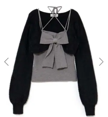 Bubbles 리본 니트 앙상블