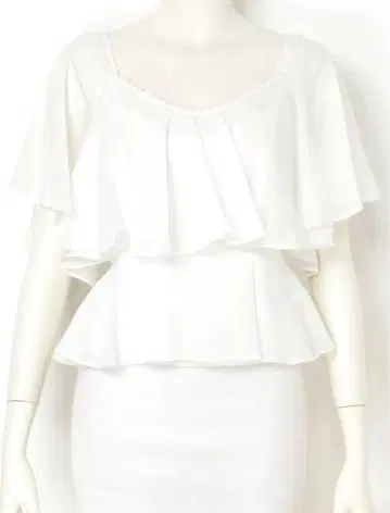 snidel 블라우스 화이트 프리 사이즈