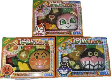 호빵맨 세균맨 짤랑이 도시락 퍼즐 3종 세트