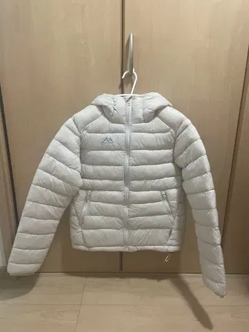 amood 나일론 다운 자켓 아이보리