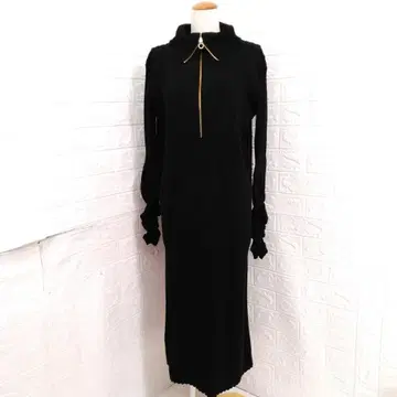 JEANASIS 하프 지퍼 니트 원피스