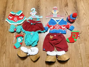 더피와 셰리메이의 크리스마스 옷 갈아입기 의류 세트