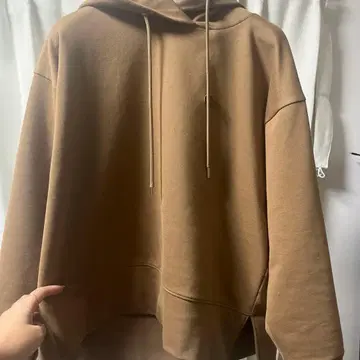 라코스테 후드티 트레이닝복 브라운 사이즈 34