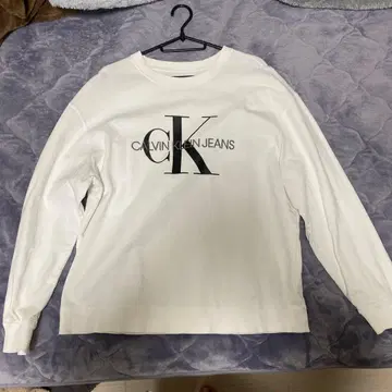 CALVIN KLEIN JEANS 화이트 트레이닝복