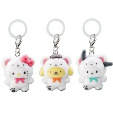 산리오 메지루시 액세서리 복슬복슬 키티 푸딩 포차코