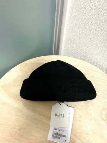 RACAL 블랙 니트 모자 RL-18-335