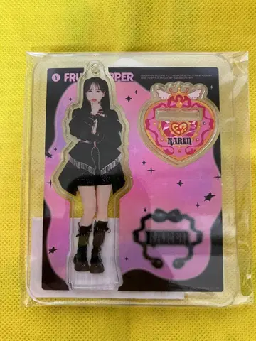 FRUITS ZIPPER 후루파 아크릴 스탠드 블랙 의상 마츠모토 카렌