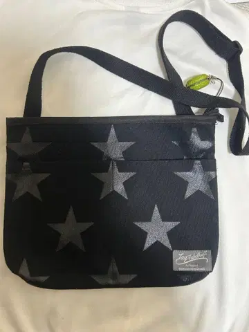 별 패턴 나일론 토트백