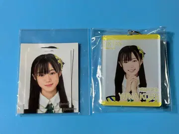 HKT48 오유나 증명사진풍 스티커 + 아크링 키링 미개봉