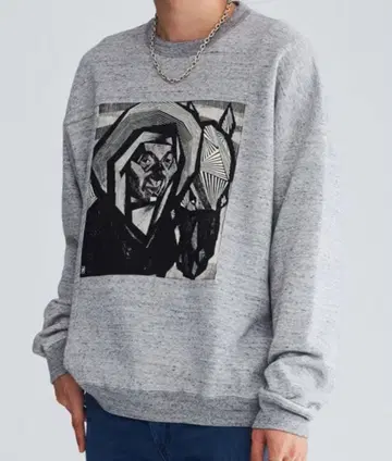 Sasquatchfabrix. 말 프린트 맨투맨 SWEATSHIRT