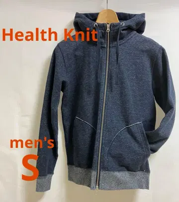 Health Knit 후드 맨투맨 집업 후드