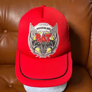 레어 80s 트래커캡 THE BAT 메쉬캡 CAP