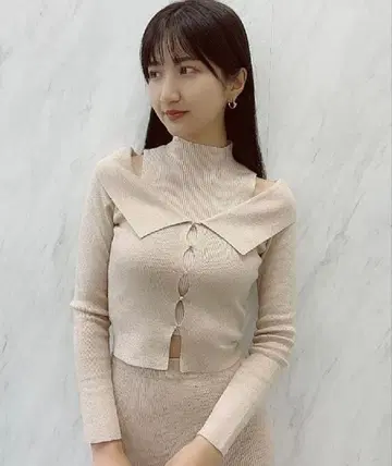 샤이니 레이어드 니트탑 dazzlin